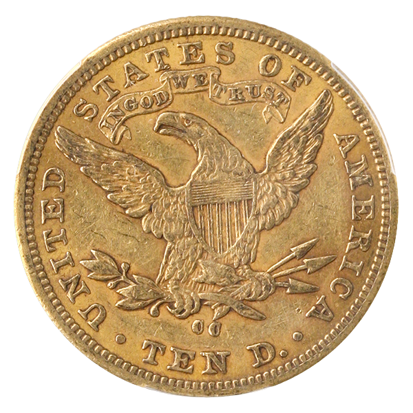 1881-CC $10 Liberty PCGS AU53 CAC 1881-CC $10 Liberty PCGS AU53 CAC