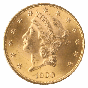 1900 $20 Liberty PCGS MS65 CAC