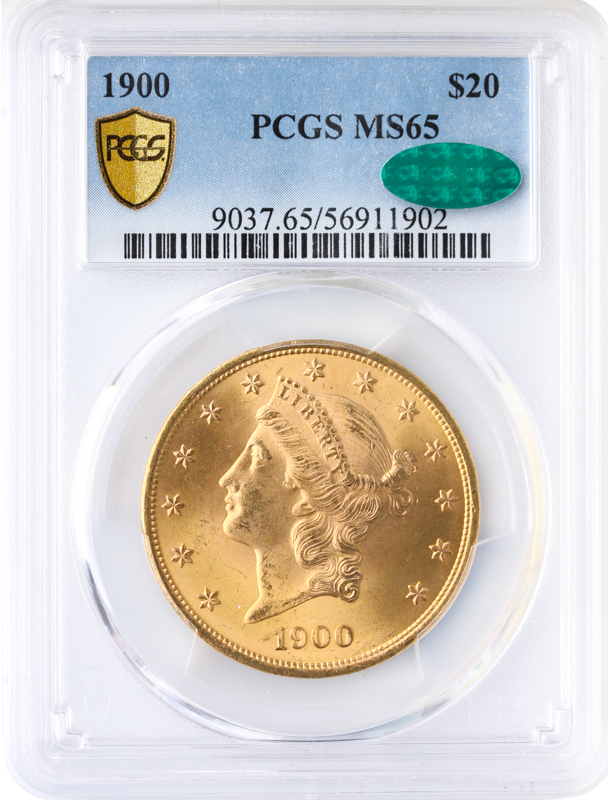1900 $20 Liberty PCGS MS65 CAC
