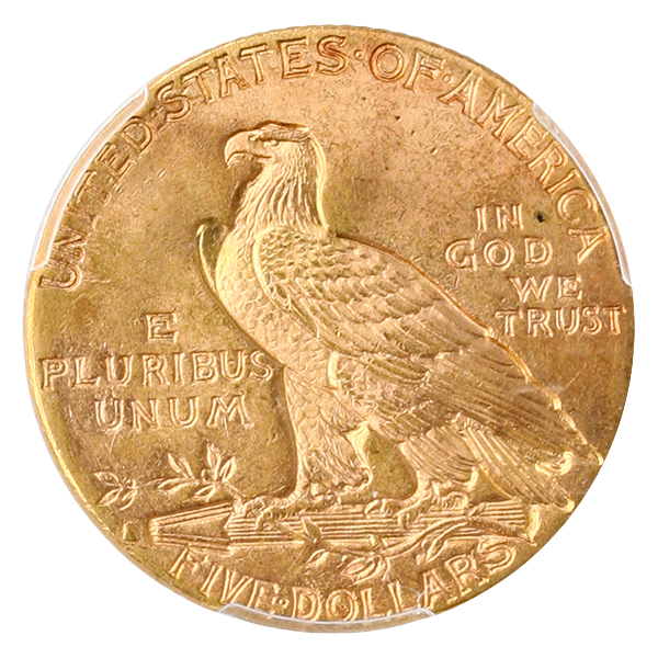 1916-S $5 Indian PCGS MS64 CAC