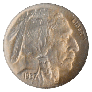 1937-D Buffalo Nickel 3 Leg NGC MS64