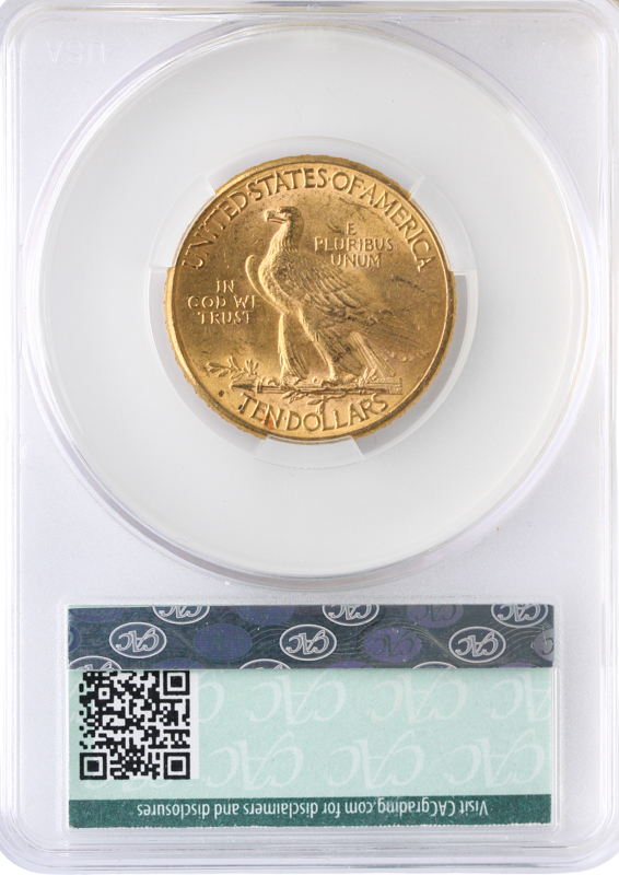 1912-S $10 Indian CACG MS62