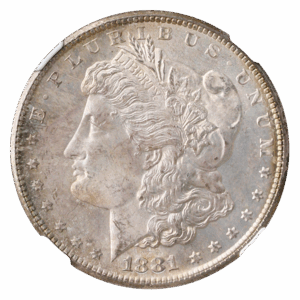 1881-S Morgan $1 MS67 CAC