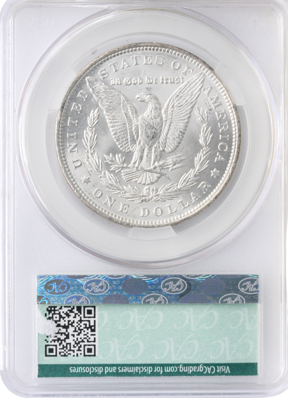 1892 Morgan $1 CACG MS61