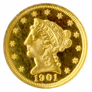 1901 $2.50 Liberty NGC PR67 Cameo