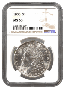 1900-S Morgan $1 NGC MS63