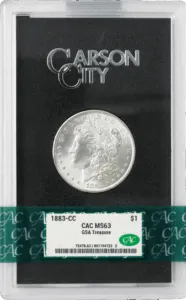 1883-CC Morgan $1 GSA MS63