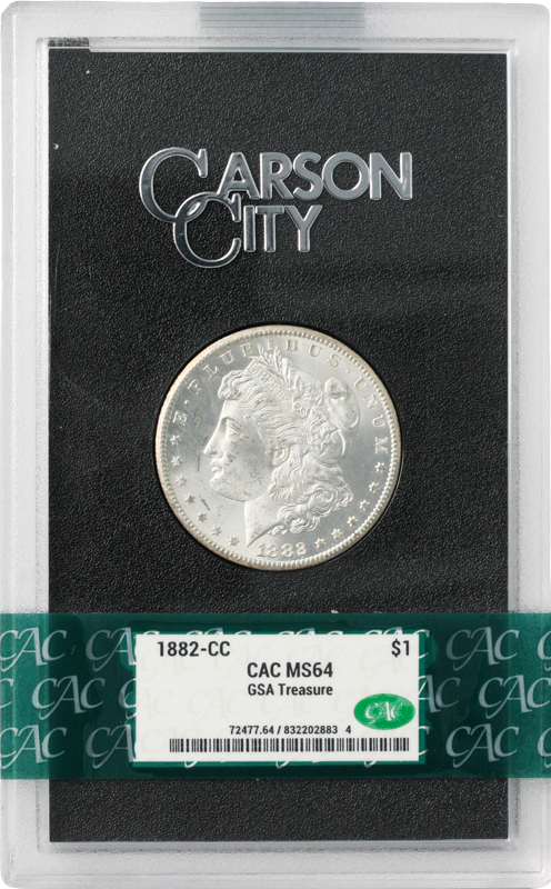 1882-CC Morgan $1 GSA MS64 1882-CC Morgan $1 GSA MS64