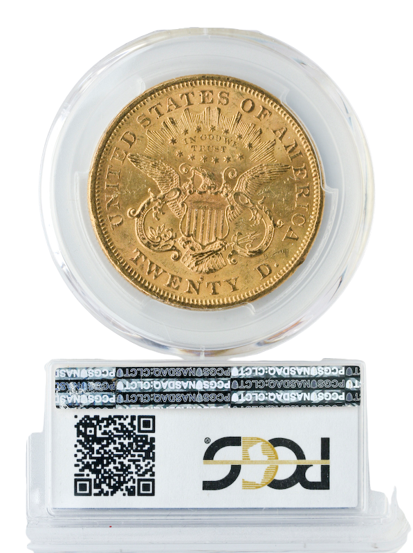 1875-S $20 Liberty PCGS MS61