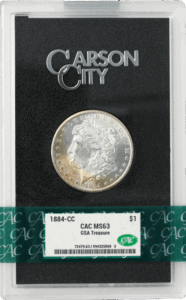 1884-CC Morgan $1 GSA MS63