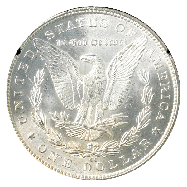 1884-CC Morgan $1 GSA MS63 1884-CC Morgan $1 GSA MS63