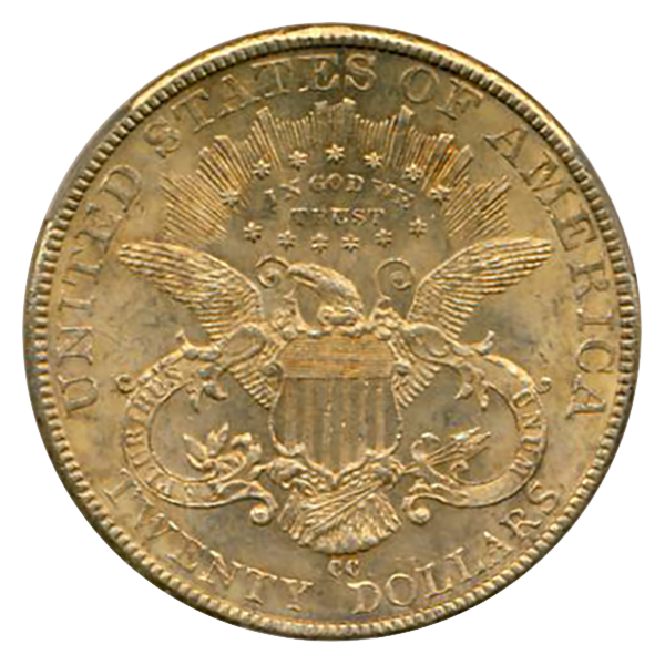 1893-CC $20 Liberty CACG MS61 1893-CC $20 Liberty CACG MS61