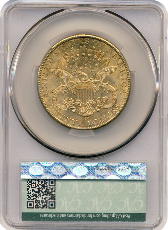 1893-CC $20 Liberty CACG MS61 1893-CC $20 Liberty CACG MS61