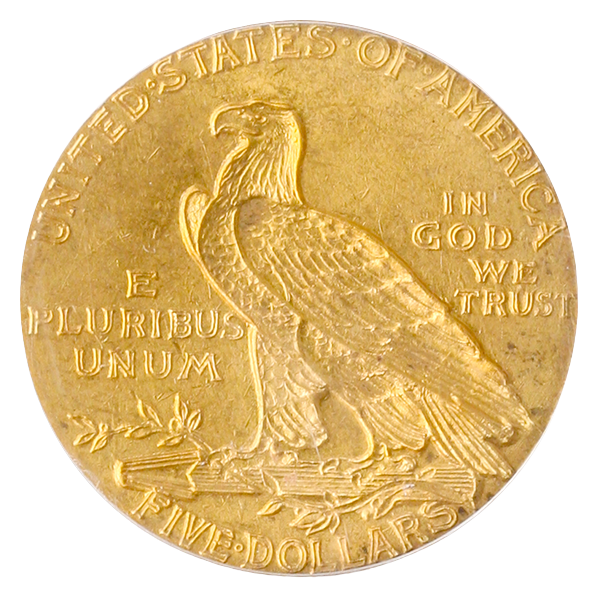 1908 $5 Indian PCGS MS63 1908 $5 Indian PCGS MS63