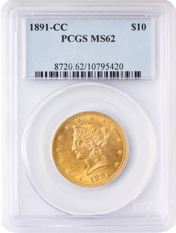 1891-CC $20 Liberty PCGS MS62 1891-CC $20 Liberty PCGS MS62