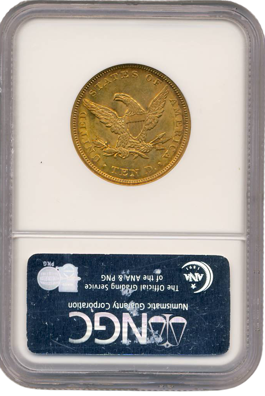 1855 $10 Liberty NGC MS61 CAC