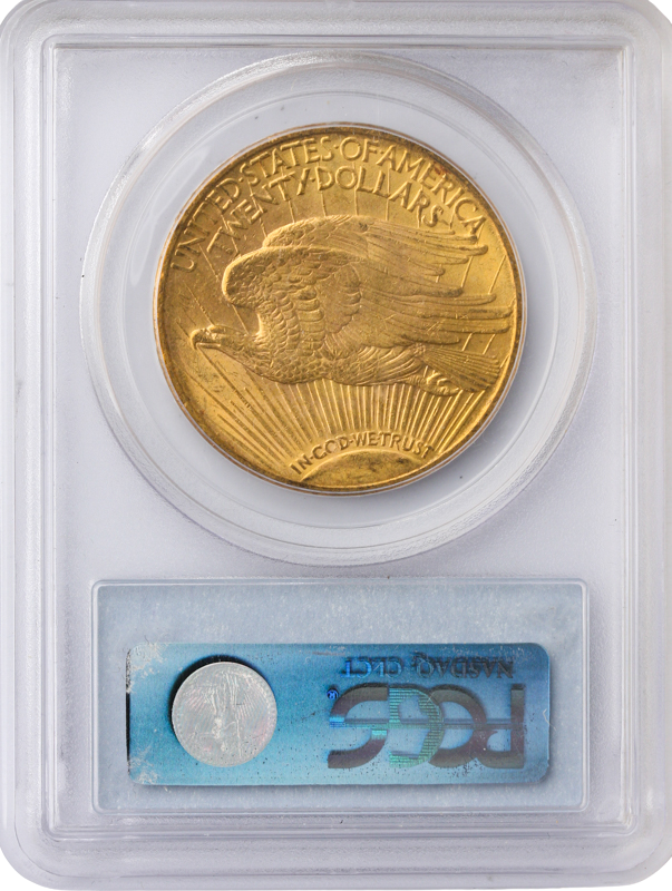 1909/8 $20 Saint Gaudens PCGS MS62 CAC
