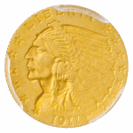 1911 $2.50 Indian PCGS PR66 CAC