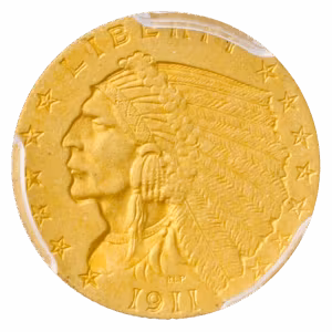 1911 $2.50 Indian PCGS PR66 CAC