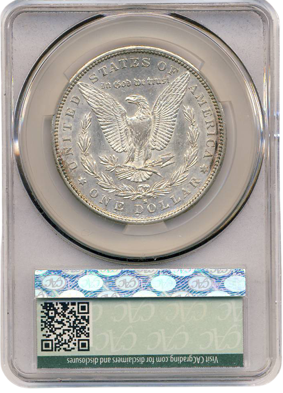 1892-S $1 MORGAN CACG AU55