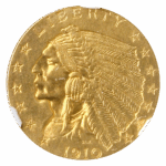 1910 $2.50 Indian NGC PR66 CAC