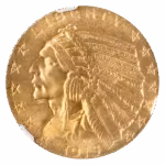 1915 $5 Indian NGC MS65
