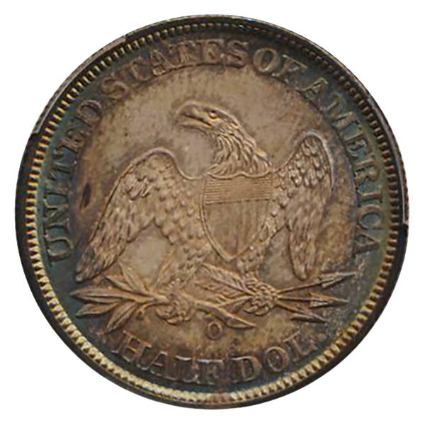 1860-O Seated Liberty Half Dollar PCGS MS65 CAC 1860-O Seated Liberty Half Dollar PCGS MS65 CAC