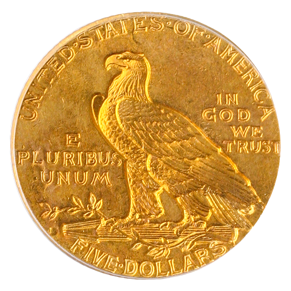1914-D $5 Indian PCGS MS63