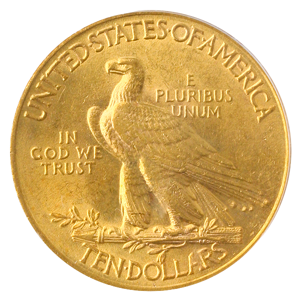 1908 W/M $10 Indian PCGS MS63