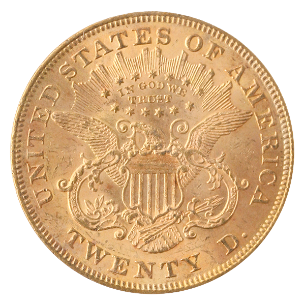 1875 $20 Liberty PCGS MS62 CAC 1875 $20 Liberty PCGS MS62 CAC
