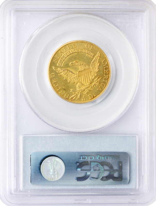 1807 $5 Capped Bust Left PCGS MS61 CAC 1807 $5 Capped Bust Left PCGS MS61 CAC
