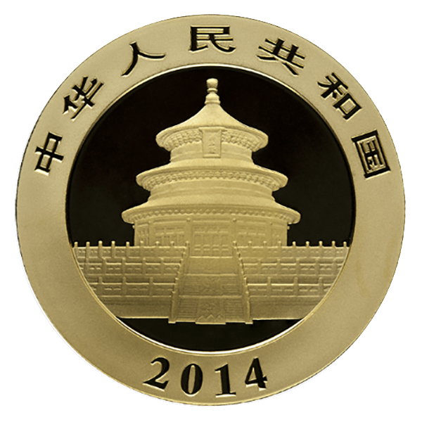 1 oz Chinese Gold Panda Coin (BU, Dates Vary)