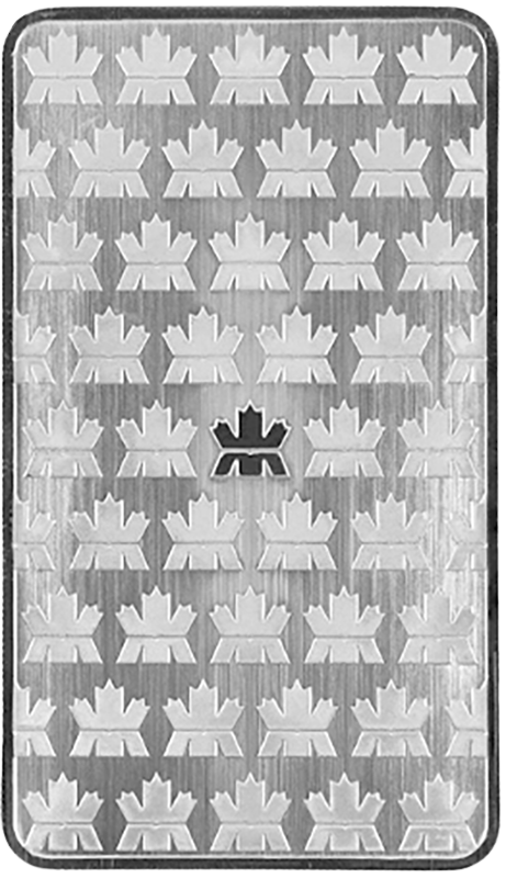 10 oz Royal Canadian Mint Silver Bars (Types and Conditions Vary)