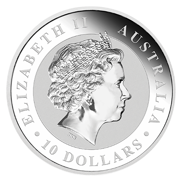 Kookaburra - Silver 10 oz (Circulated, Dates Vary)