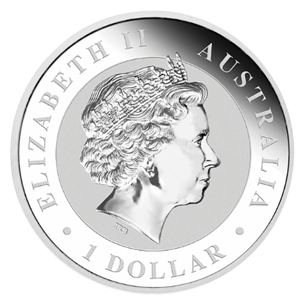1 oz Australian Silver Kookaburra Coin (Circulated, Dates Vary) 1 oz Australian Silver Kookaburra Coin (Circulated, Dates Vary)