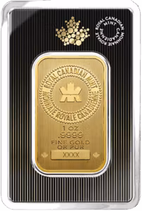 1 oz Gold Bar Royal Canadian Mint (Types and Conditions Vary)