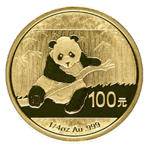 1/4 oz Chinese Gold Panda Coin (Circulated, Dates Vary)