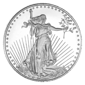 1 oz American Saint Gauden Silver Round Coin (Types and Conditions Vary)