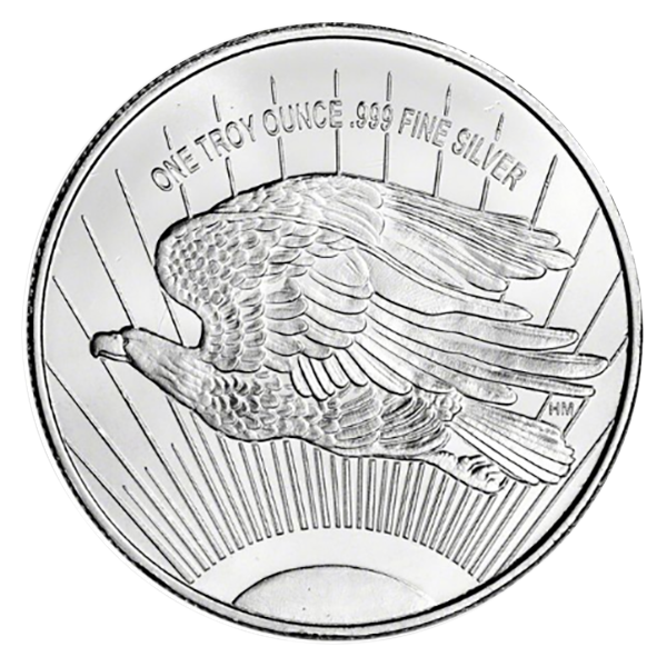 1 oz American Saint Gauden Silver Round Coin (Types and Conditions Vary)