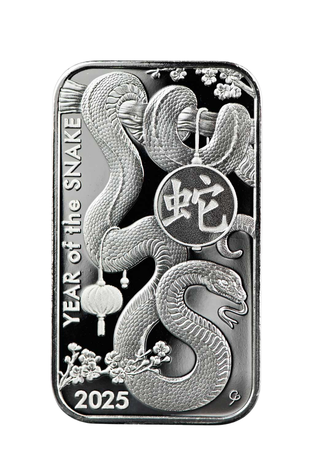 Silv Bar-1oz Lunar Snake Cert