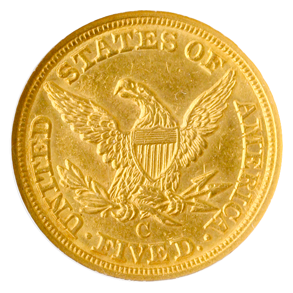 1858-C $5 LIBERTY NGC AU58 1858-C $5 LIBERTY NGC AU58