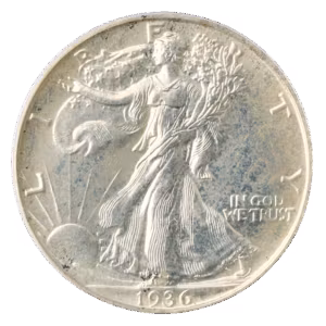 1936 Walking Liberty Half Dollar PCGS PR65 CAC