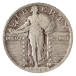1918/7-S Standing Liberty Quarter PCGS F12 CAC