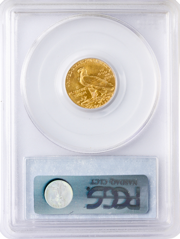 1908 $2 1/2 Indian PCGS MS65 CAC