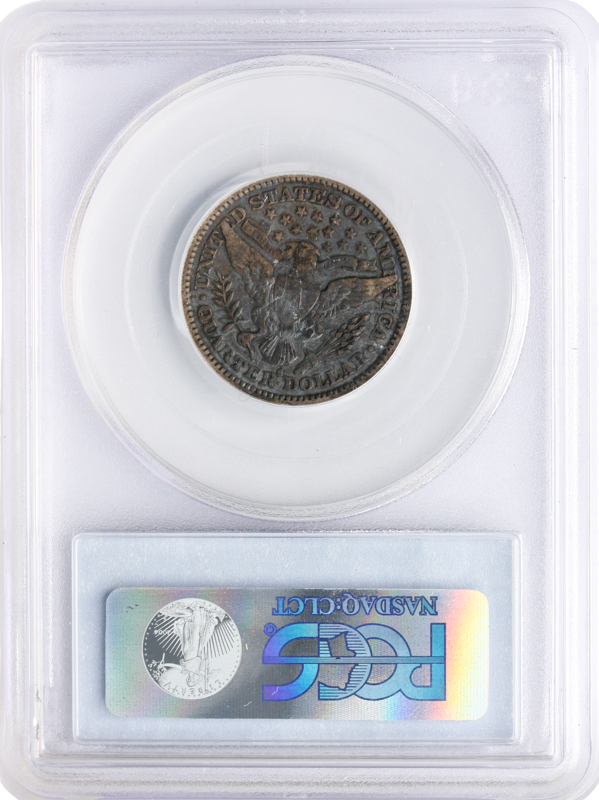 1896-S BARBER QUARTER PCGS VF25 CAC