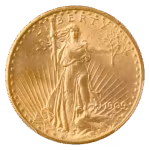1909-S $20 Saint Gaudens PCGS MS64