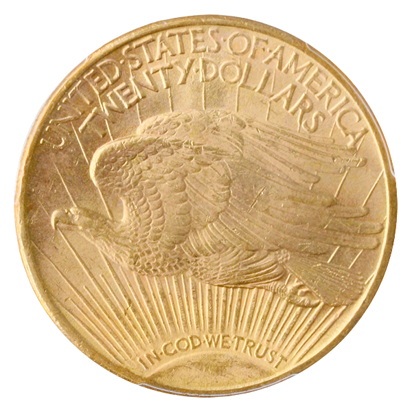 1909-S $20 Saint Gaudens PCGS MS64