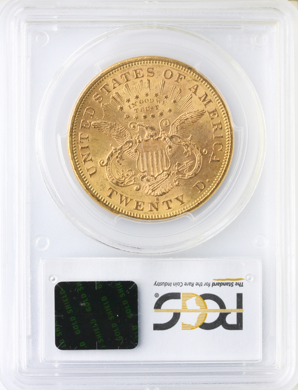 1874-S $20 Liberty PCGS MS61 CAC 1874-S $20 Liberty PCGS MS61 CAC