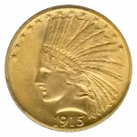 1915 $10 Indian CACG MS64