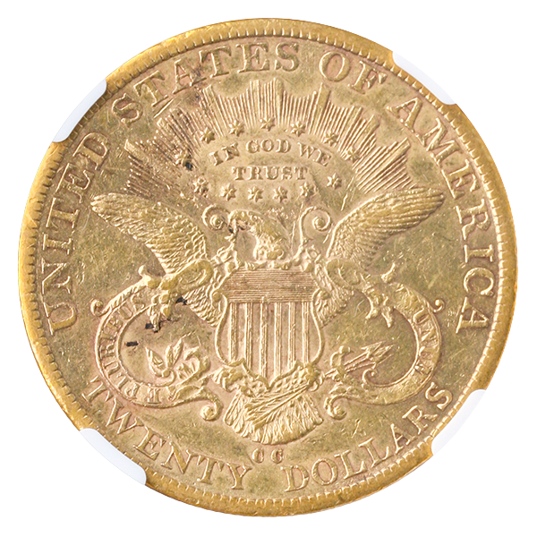 1885-CC $20 Liberty NGC XF45